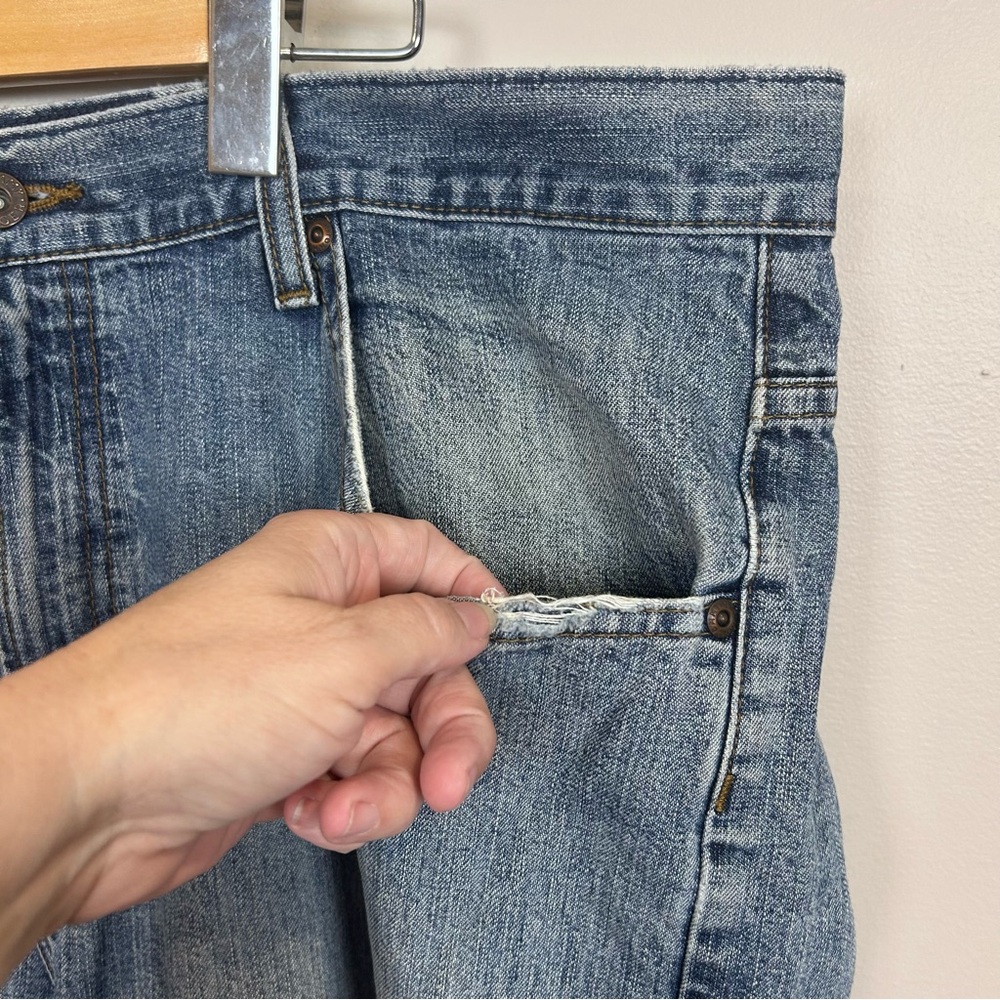 Vintage Tommy Hilfiger Men’s Jeans Size 36 Blue denim pants straight leg - Picture 5 of 12